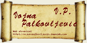 Vojna Palkovljević vizit kartica